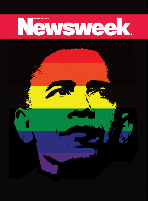 Omg Behind The Cover Newsweek S The First Gay President Omg Blog