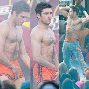Omg Here S A Shirtless And Pumped Zac Efron On The Set Of Bad Neighbours To Help Get You