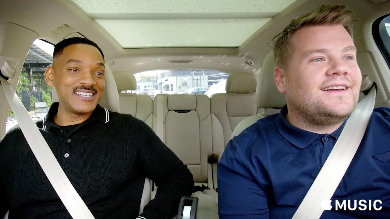 OMG WATCH James Corden And Will Smith Get Jiggy Wid It For CARPOOL