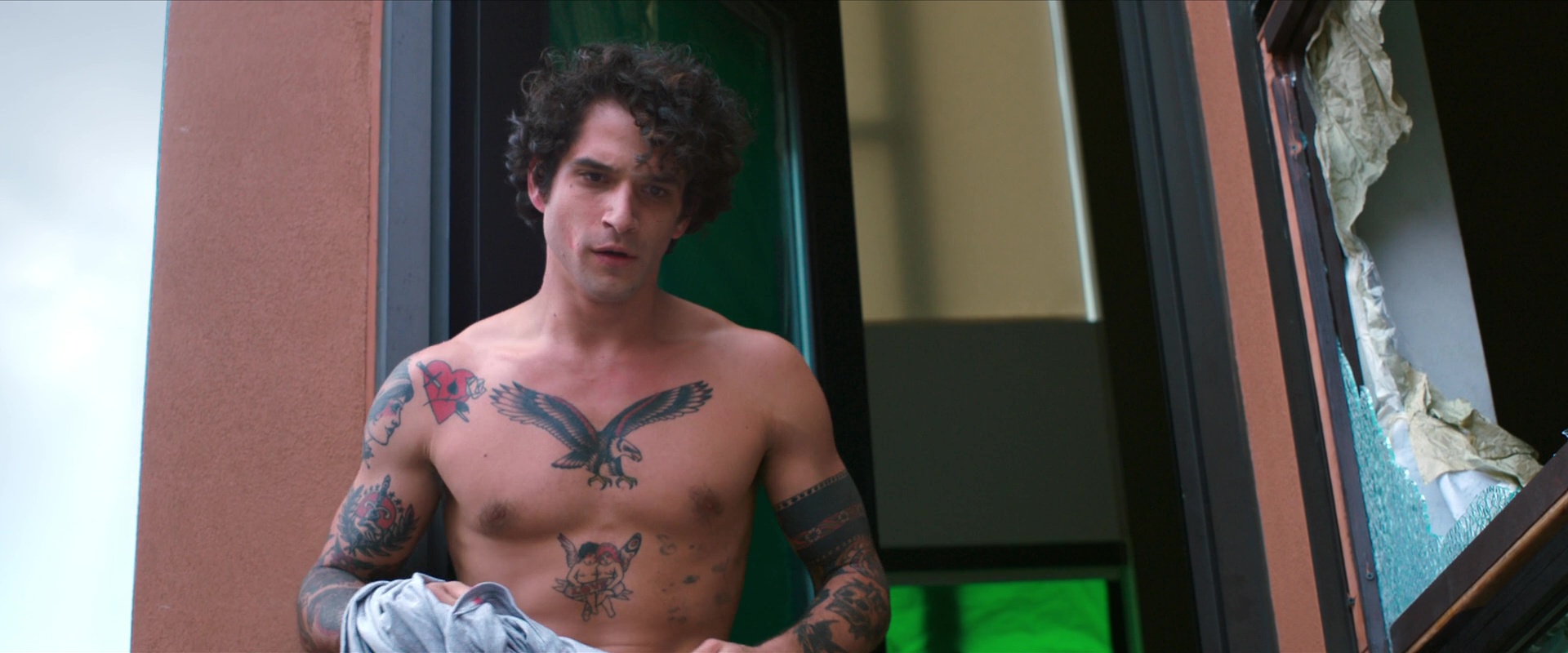 Omg His Butt Uhgain Tyler Posey In His New Film Alone Gossip Addict