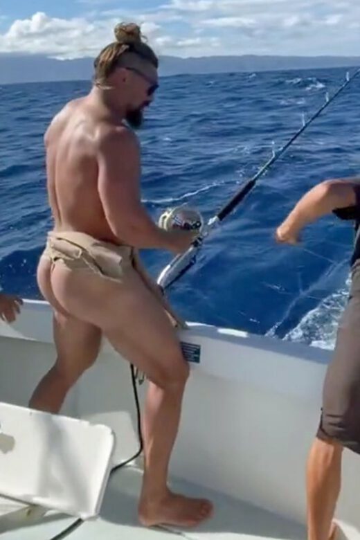 OMG Jason Momoa Fishes In A Thong With His Muscle Butt Out OMG BLOG