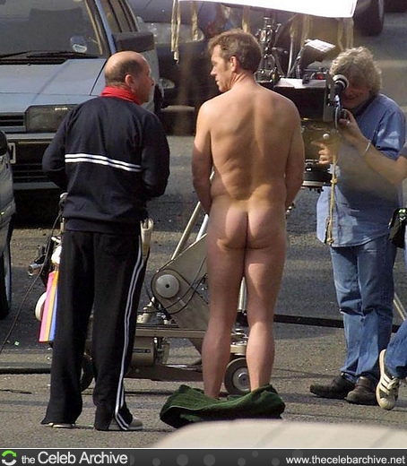 OMG, he’s naked: Hugh Laurie.
