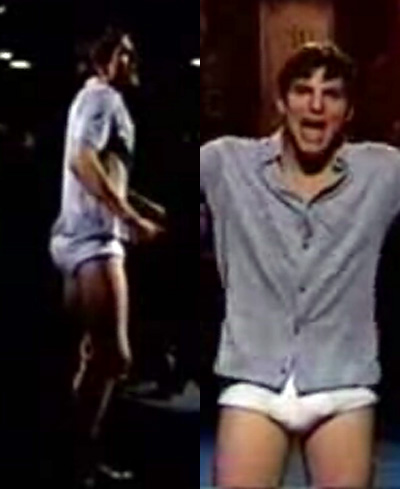 Ashton Kutcher underwear SNL