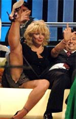 Courtney Love crotch