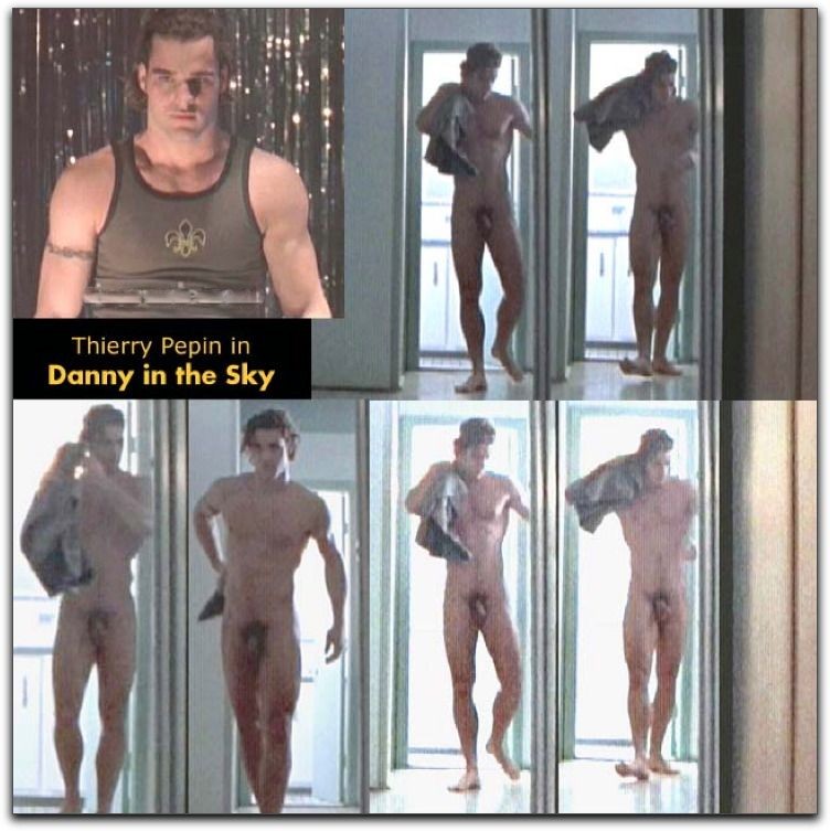 OMG, he’s naked: Thierry Pepin.