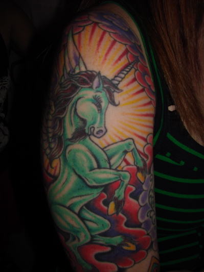 Omg Rainbow Ink Unicorn Body Art Omg Blog [the