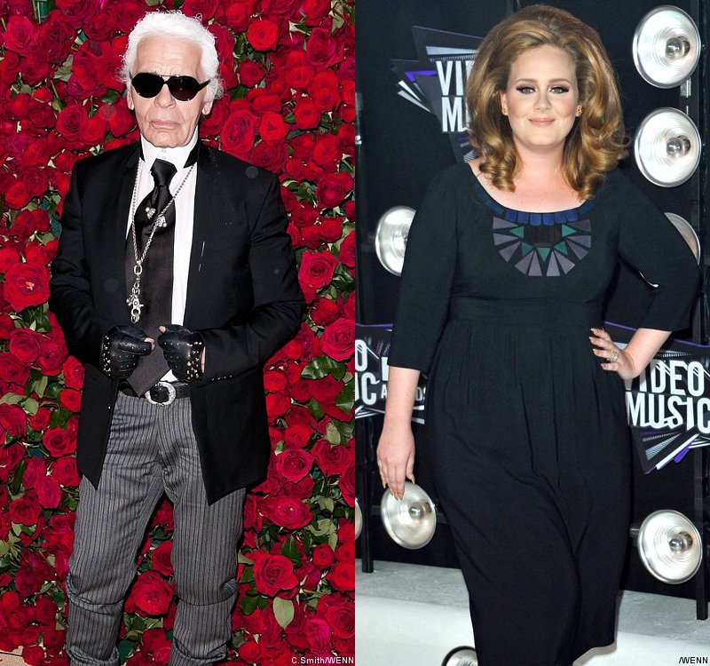 Karl Lagerfeld says sorry to Adele with Chanel