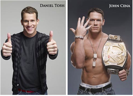 OMG, erotic art alert: John Cena nailing Daniel Tosh.