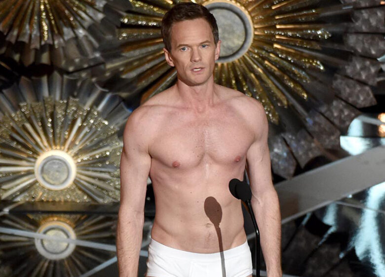 Neil Patrick Harris in underwear at Oscars