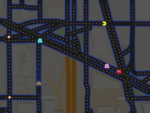 OMG, now you can play PAC-MAN on your very own street via Google Maps ...