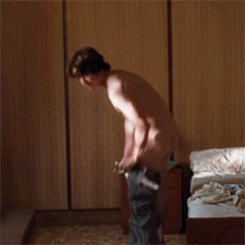 OMG, he’s naked: James McAvoy.