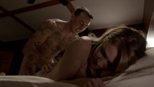 OMG, he’s naked: Chris Coy in 'BANSHEE' Season 4.