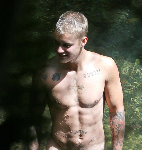Justin bieber nackt fake
