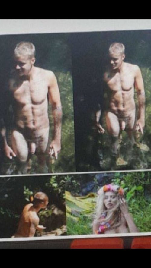 OMG, he’s naked: Justin Bieber skinny-dipping in Hawaii.