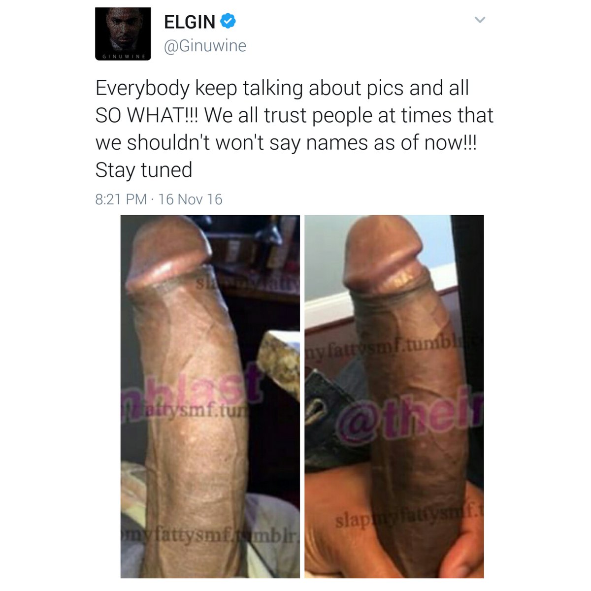 Ginuwines dick pic leaked
