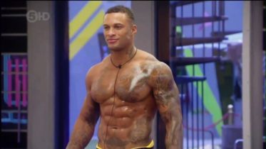OMG, he's naked: Fitness model and Celebrity Big Brother star David