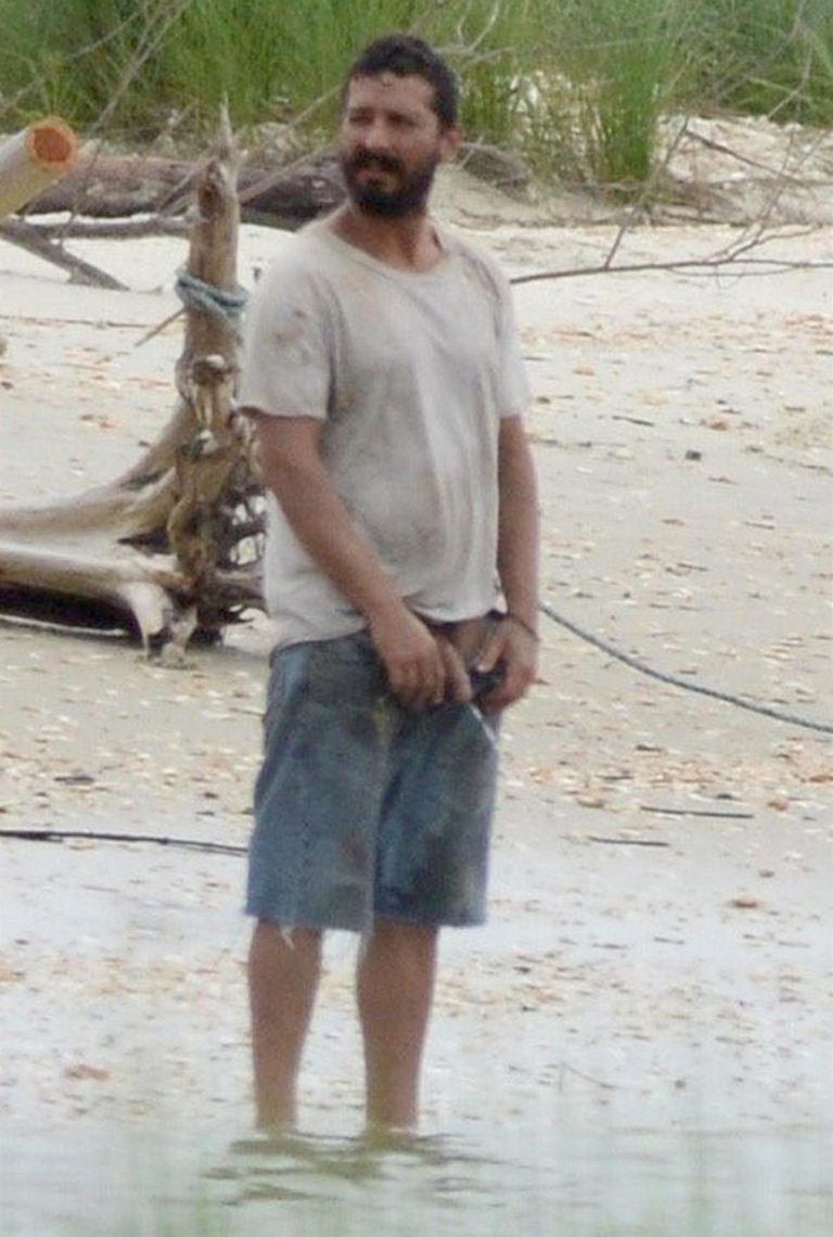 OMG He S Naked Shia LaBeouf Lets It All Hang Out On Set In New Photos