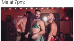 Gay guys dancing to Britney Spears Slave 4 U
