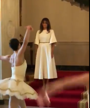 Melania Trump ballet performance in White House
