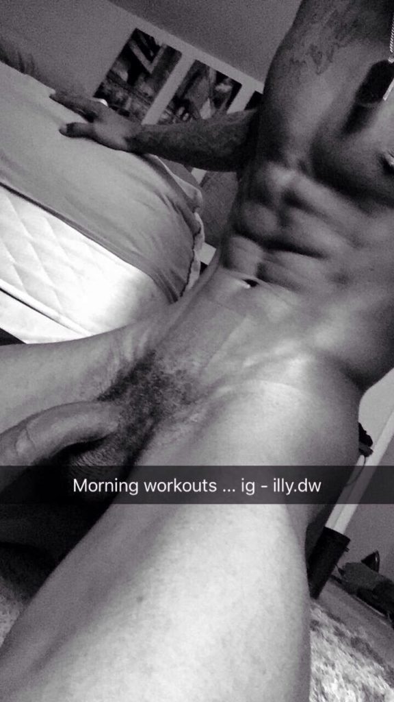 OMG, he’s naked: Instagram model Dwayne Mckell.