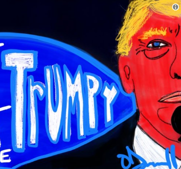 Rosie O'Donnell Donald Trump art