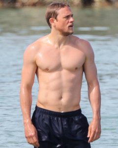 OMG, Charlie Hunnam frolics shirtless in wet shorts in Hawaii - OMG.BLOG