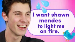 Shawn Mendes reads thirsty tweets