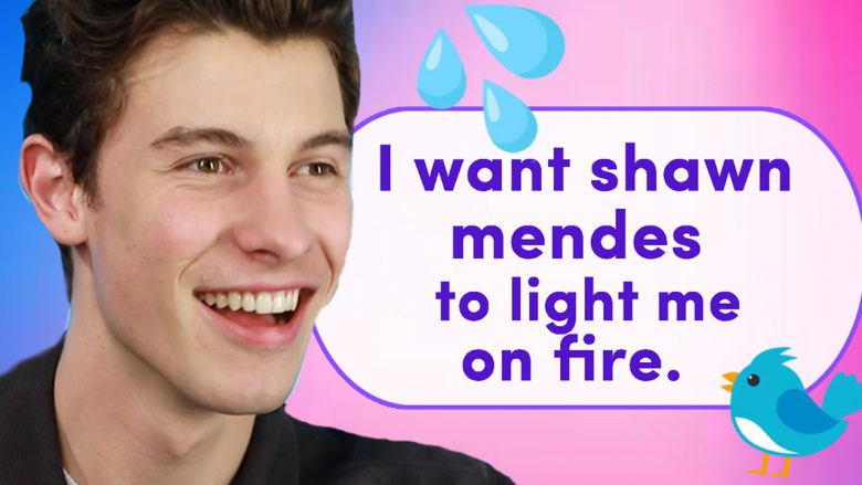 Shawn Mendes reads thirsty tweets