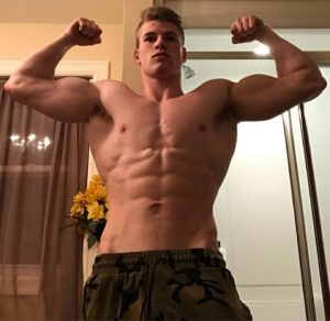 OMG, he's naked: Bodybuilder, model and Instagram star Patrick Leblanc
