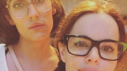 Emily Hampshire Teddy Geiger