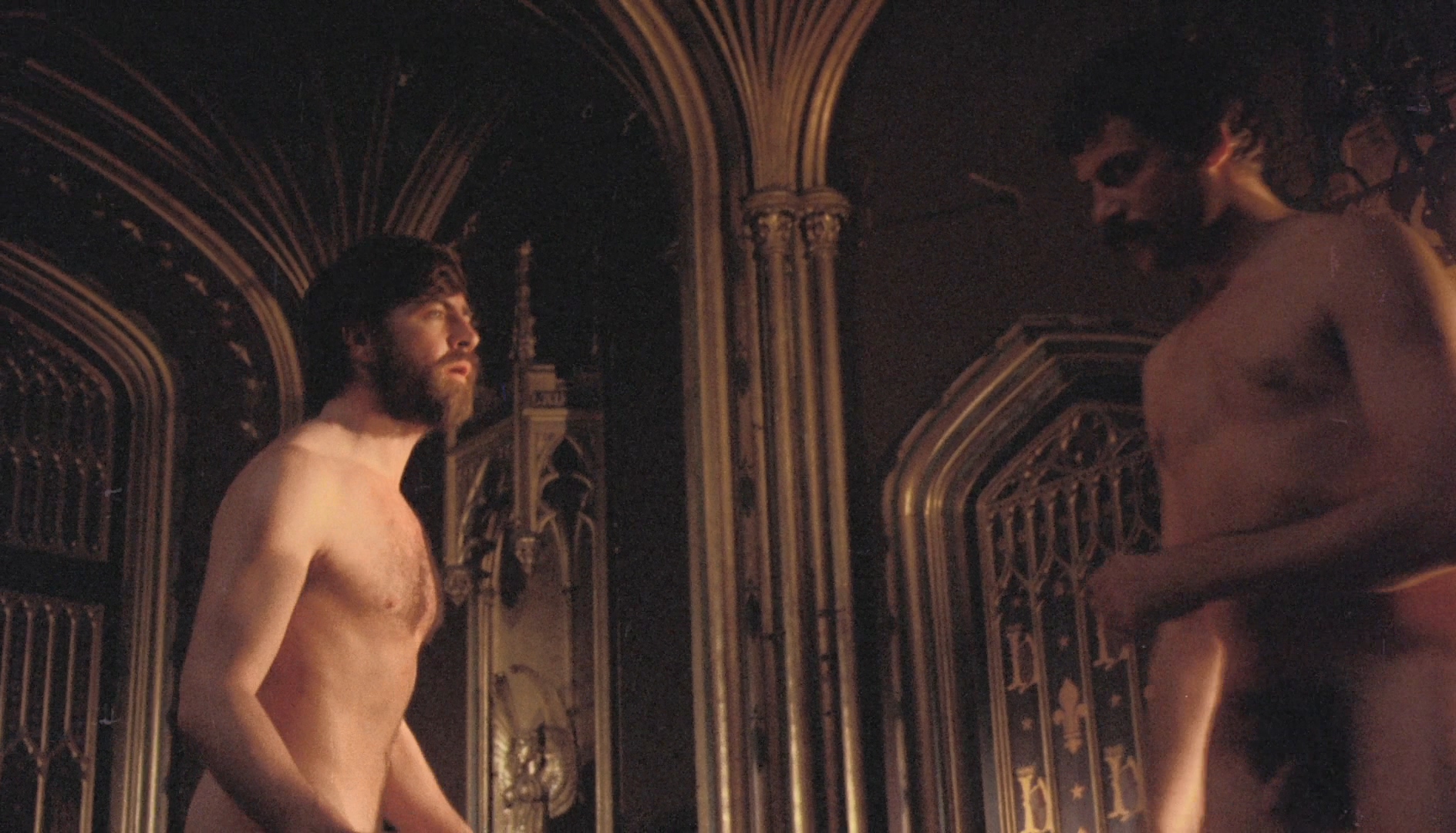 OMG, they’re naked RETRO EDITION: Alan Bates and Oliver Reed wrestle down i...