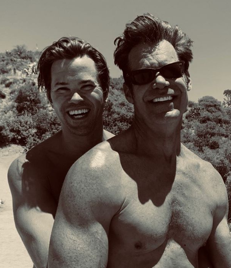 Andrew Rannells and Tuc Watkins