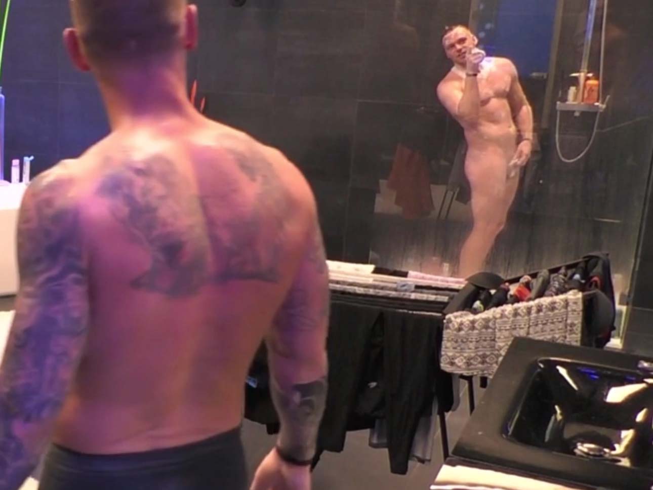 OMG, he’s naked: Philipp Kalisch from 'Big Brother Germany' .