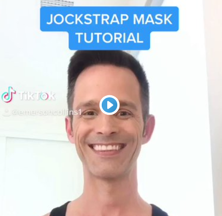 Jockstrap face mask