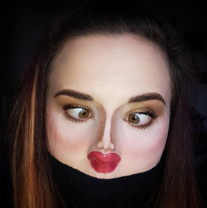 OMG, it's called FASHUN, look it up! The 'Tiny Face' Makeup Challenge ...