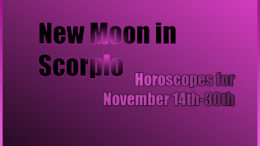 New Moon in Scorpio, November 2020