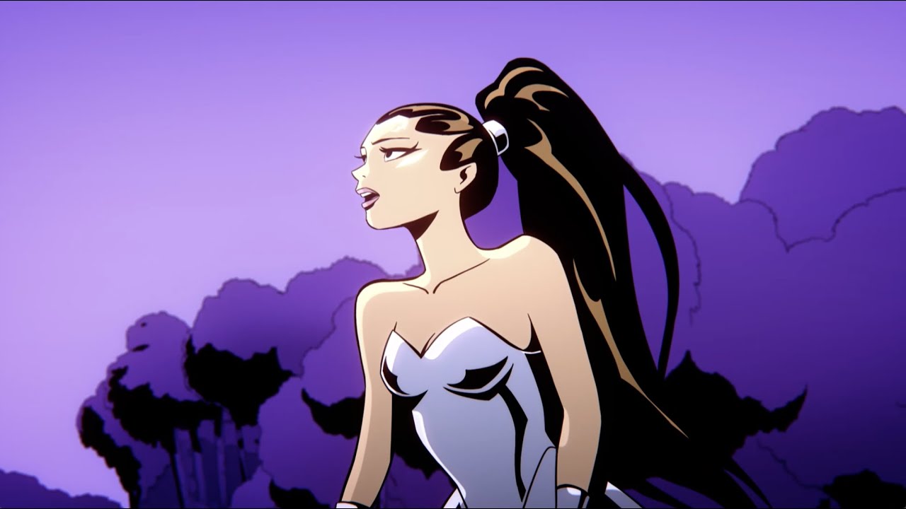 Ariana Cartoon Porn - OMG, Ariana Grande goes sci-fi anime for new R.E.M. fragrance commercial -  OMG.BLOG