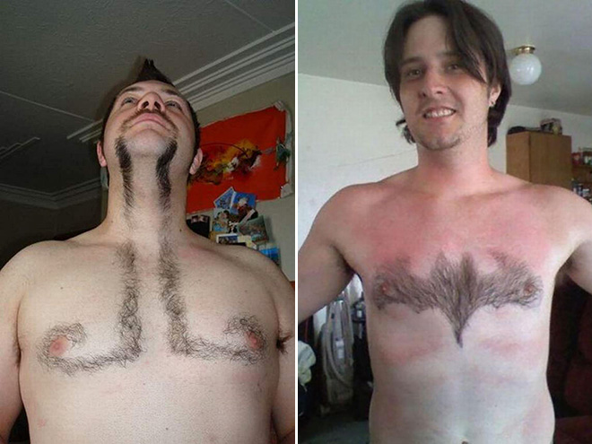 OMG Bored At Home Chest Hair Art Could Keep You Sane During Lockdown OMG BLOG
