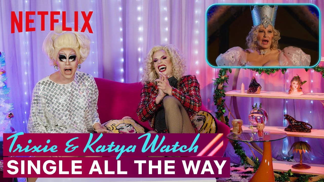 Omg Watch Trixie And Katya React To Jennifer Coolidges New Gay