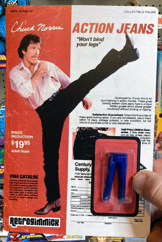 OMG, these ridiculous action figures by Retrogimmick make us want to