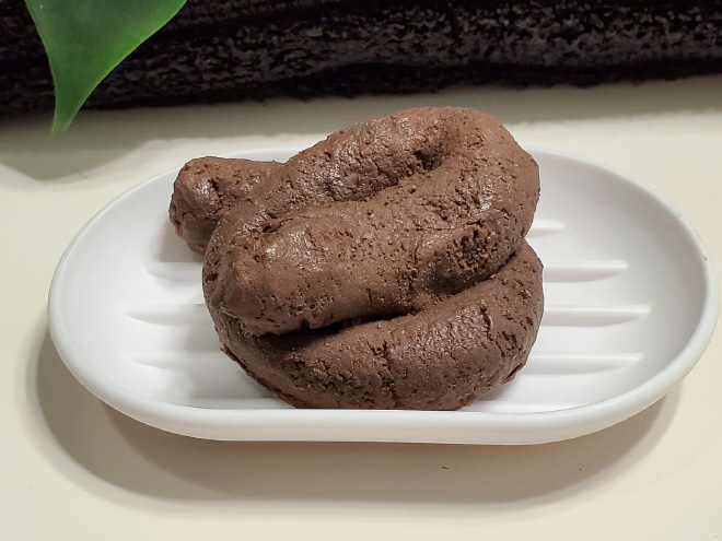OMG, scoop this! The scented soap that looks like realistic dog poop 