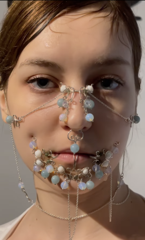 Face jewelry by Bold Studio