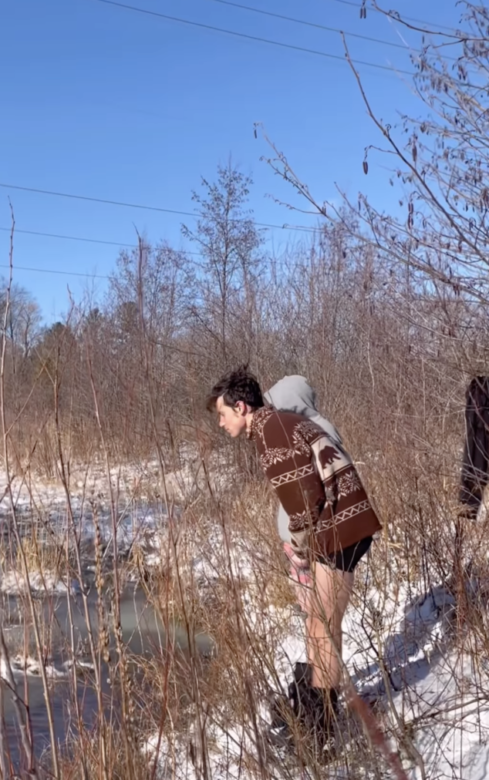 OMG WATCH Shawn Mendes Strips Down To Underwear To Take The Cold Water Plunge OMG BLOG