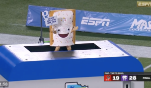 OMG, Pop Tart bowl ends gory as Pop Tart sacrifices itself to a Toaster