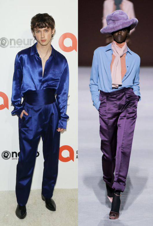 Troye Sivan x Tom Ford fantasy fashion collab