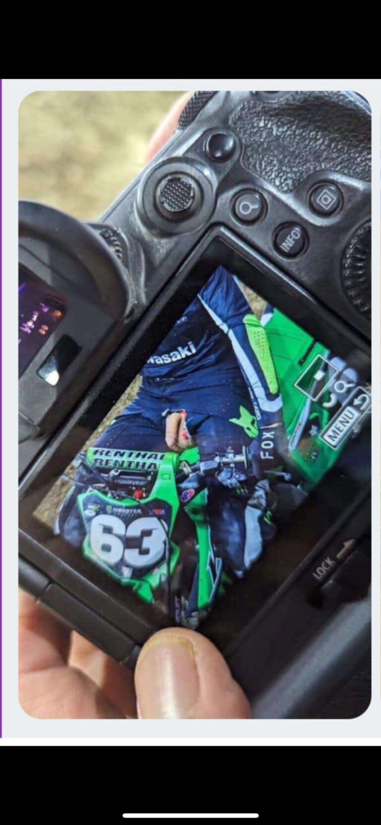 OMG, his meat and potatoes Supercross racer Cameron McAdoo has a