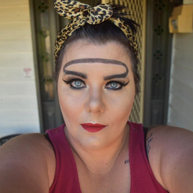 OMG, it's called FASHUN, look it up: The Halo Eyebrows Insta-Beauty ...