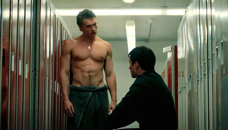 Connor Storrie and Hudson Williams in 'Heated Rivalry'